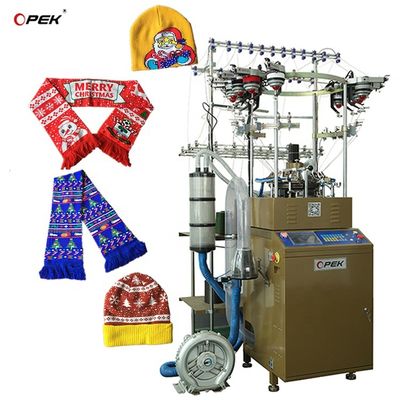 600セット/月 サッカースカール製造用ジャクワード帽子とスカーフの編み機