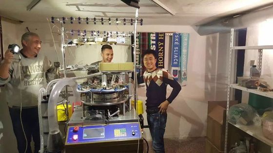 タッチスクリーン OPEK 円形 ジャックワード スカーフと帽子編み機 9インチ 円筒直径