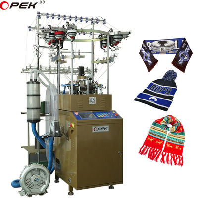 52 Inch Knitting Width OPEK 高速円形風力防止帽子とスカーフ編み機
