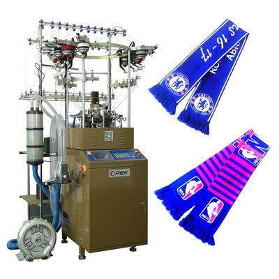 パーソナライズ可能なスカーフ生産OPEK編み機 144-400針のビーニー