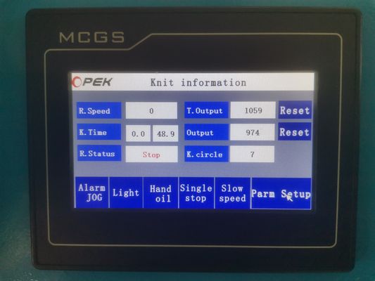 完全にコンピュータ制御 OPEK 高速リブハットキャップビーニー 円形編み機