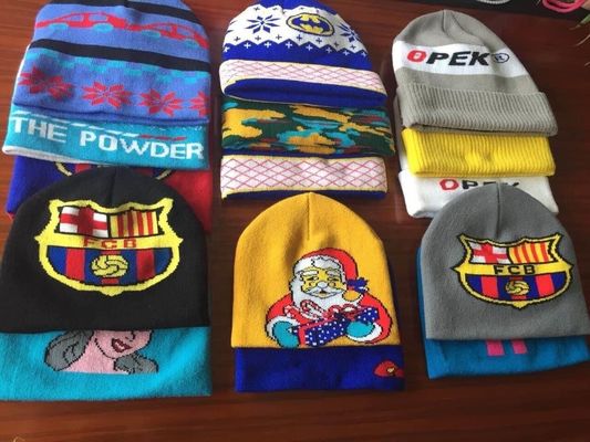 OPEK 縫い目のないリブマッチ 円形キャップ キャップ スカーフ ニットマシン 完全自動アラーム