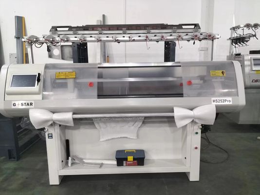 52インチ編み幅 自動機能の二重システムフラットセーター編み機
