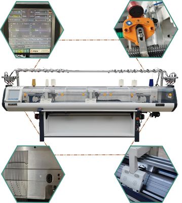3765*900*1440MM シングルシステム 双キャリ カーネルの編み機 販売 14g 16g