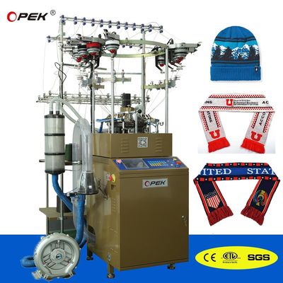 OPEK マン ファッション・ブーニー・キャップ 編み機 サーボモーター技術で動いた