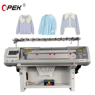 12G 14G 16G ダブルシステム ジャックワード・カラー スウェット 650 kg 負荷のための編み機