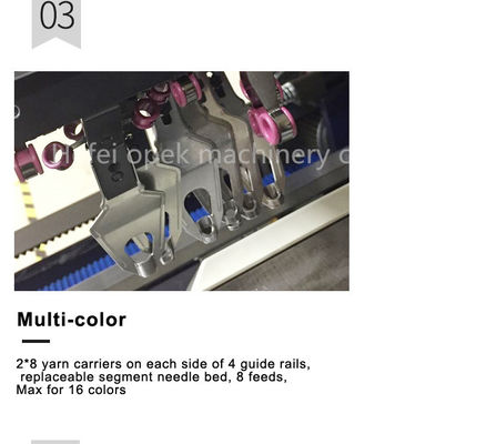 双重編み方法 1500W 製品用のコンピュータ化帽子とスカーフ編み機