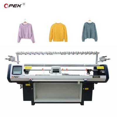 フラットセーター編み機 ダブルシステム 80インチ 2500*850*1600mm フラット編みスタイル