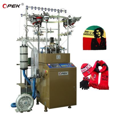 1KW OPEK 完全コンピュータ化 円形ビーニー 手袋編み機 800pcs/日 容量