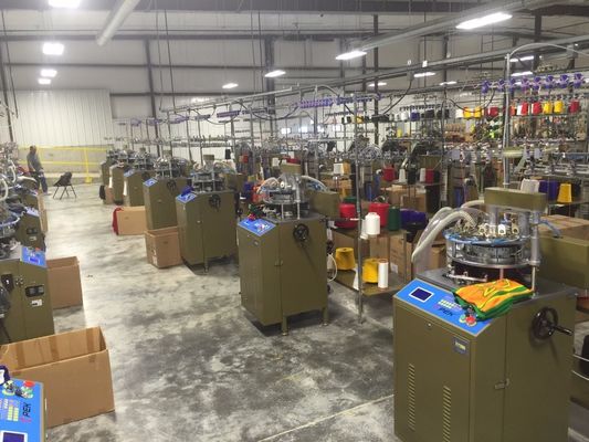 25インチ編み幅 完全にコンピュータ化された円形髪帯と靴下編み機