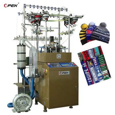 シングル&amp;ダブル 325KG 容量 産業用ハッチ帽キャップ編み機