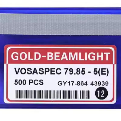 VOSSPE 79.85-5 金色の金属のフラットネクティングマシン