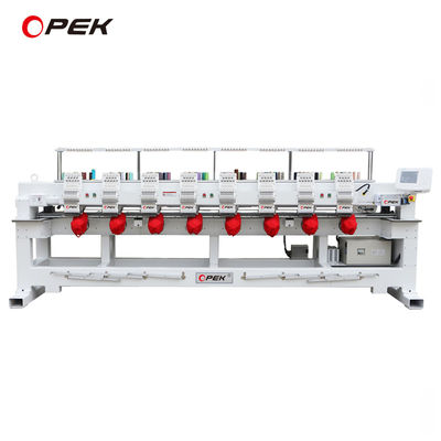 ISO/CE認定 Opek 8頭工業用 12/15針 パソコン 400*500mm フラット刺身機