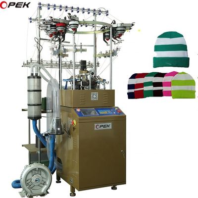 高速完全にコンピュータ化制御システムOPEK 2024 Beanies 生産のための機械