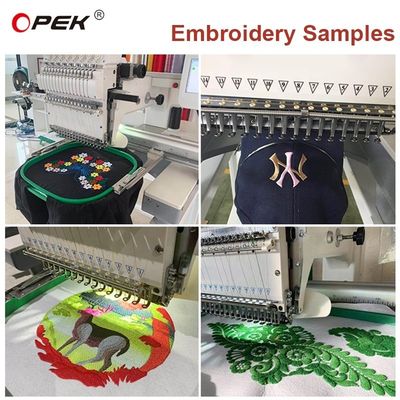 カップ帽Tシャツのフラットロゴ制作のためのコンピュータ化されたOPEKシングルヘッド刺身機械