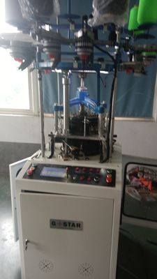 高速4フィッダー コンピュータ化膝蓋編み機 4色ジャッカード