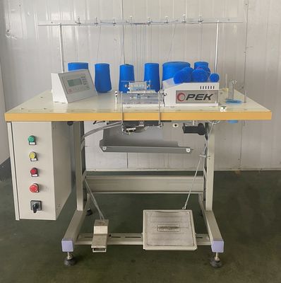 高速ポンポム製作機械 華やかな糸能力とコンピュータ制御なし