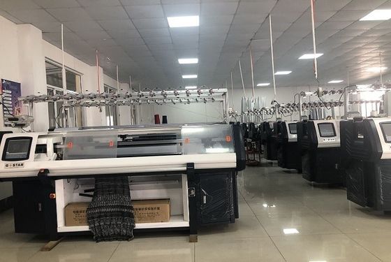 完全ファッション フラットセーター編み機 1280 kg 容量 1.2m/S 速度